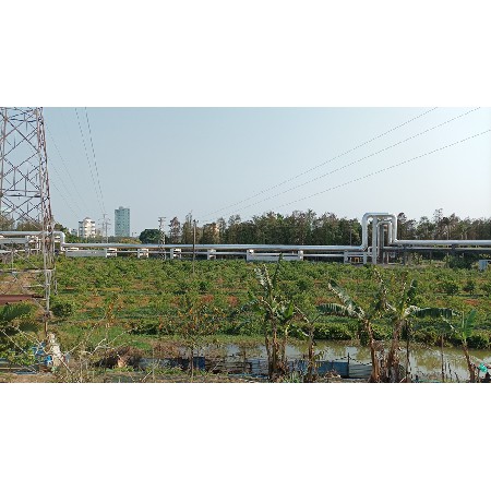工業(yè)區(qū)內(nèi)蒸汽管道 (4)
